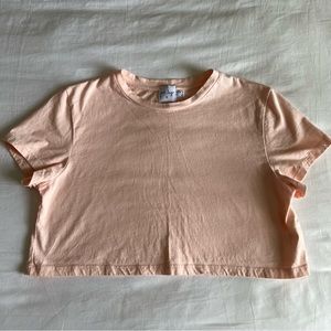 Princess Polly pink Crop Tee